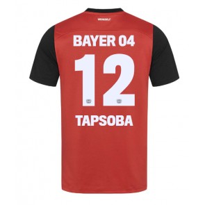 Bayer Leverkusen Edmond Tapsoba #12 Domaci Dres 2024-25 Kratak Rukavima